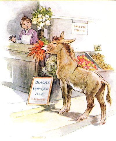 "شاهد مجموعة جميلة من الجزر" ، صورة توضيحية من "كتاب Naughty Neddy" ، نشره Thomas Nelson und Sons ، 1920s بواسطة آن أندرسون